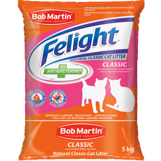 Bob martin classic natural cat litter 5kg