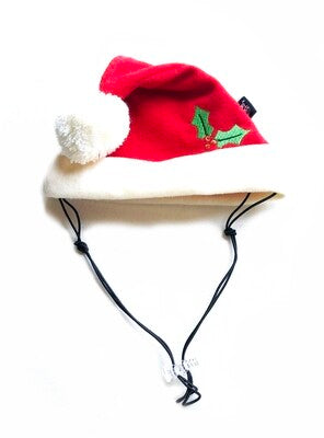 dogs life Christmas hat with leaf M