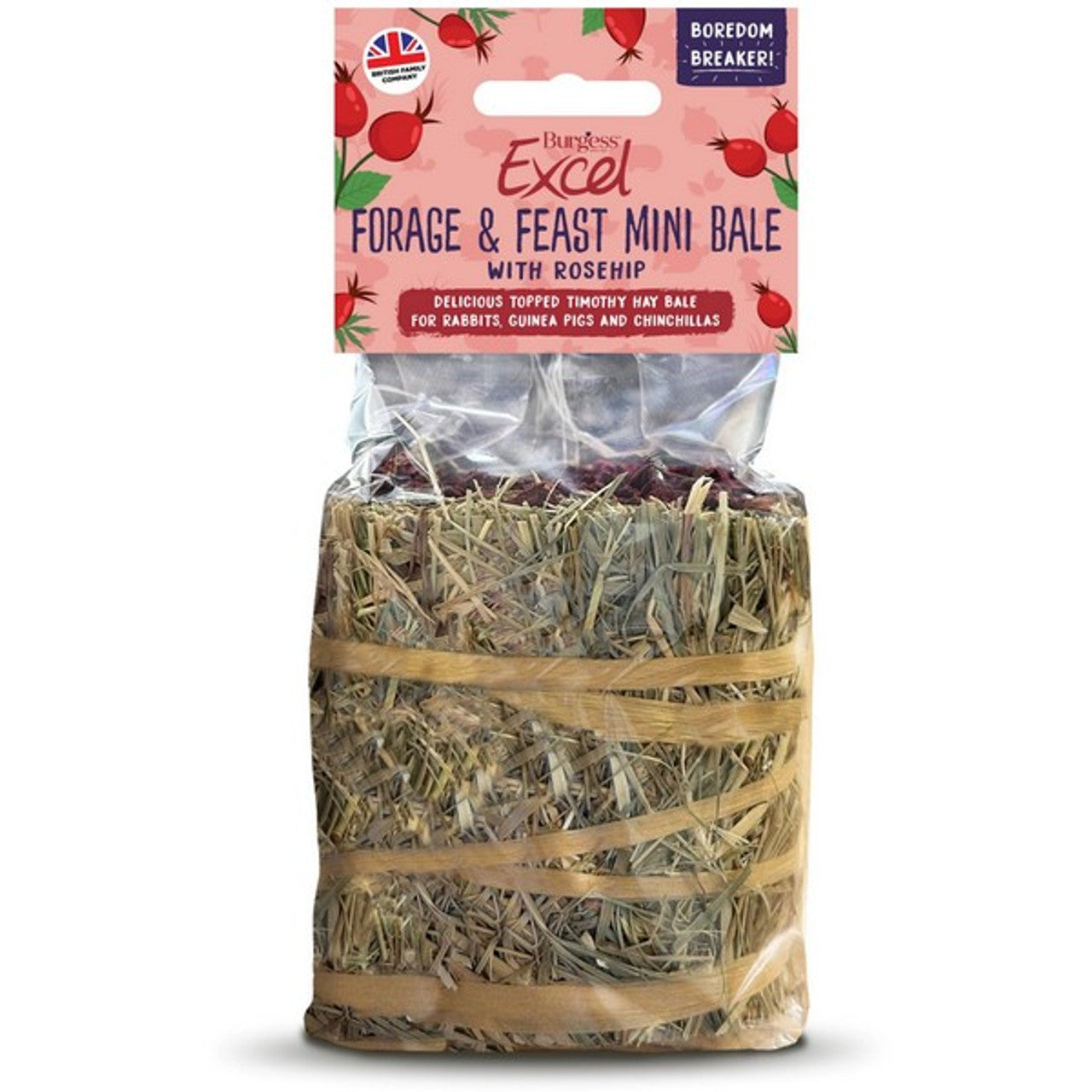 Burgess forage and feast mini bale rosehip