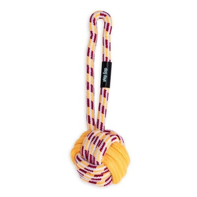 Dogs life rope knot yellow