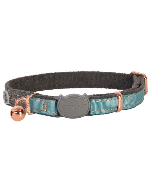 Rogz cat Safety collar xSmall turquoise moon