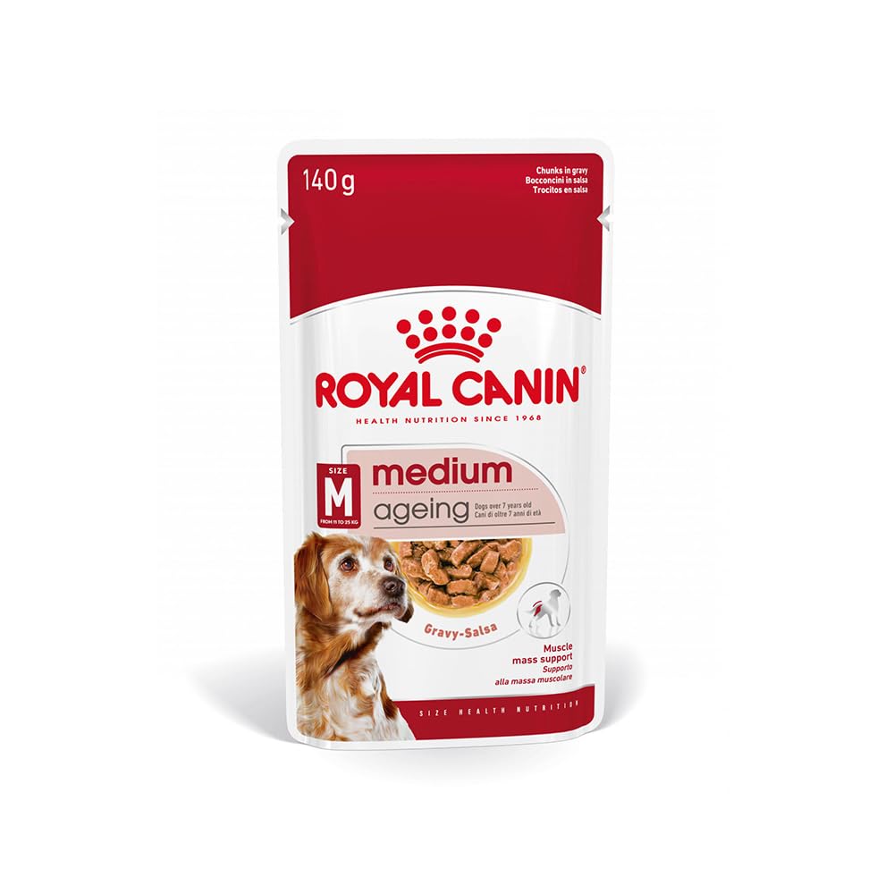 Royal Canin Medium Dog Ageing Gravy-Salsa 140g