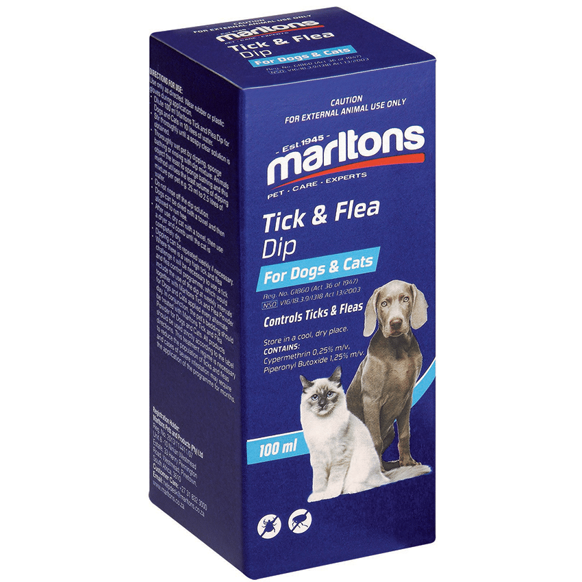 Marltons Tick & Flea Dip 100ml