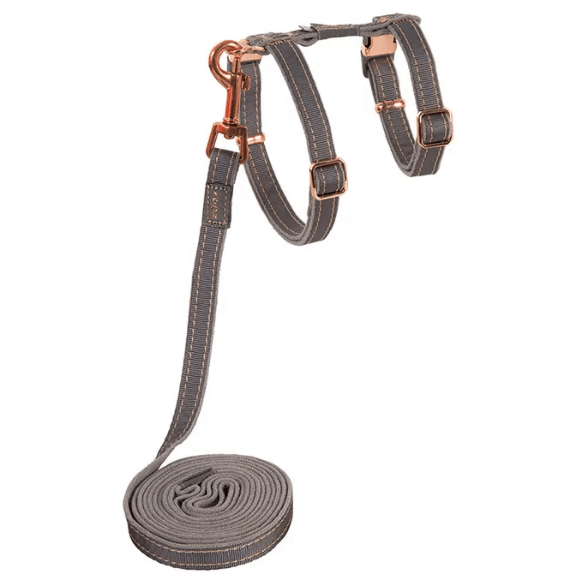 Rogz cat harness dove grey small