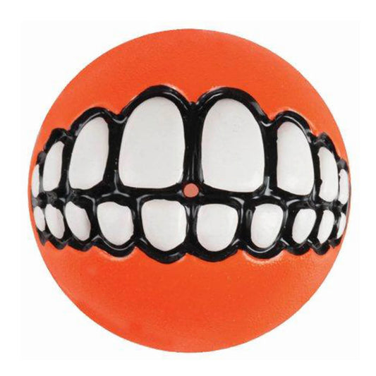 Rogz Grinz Small Dog Toy orange