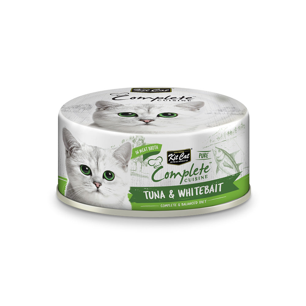 Kit Cat Complete Tuna & Whitebait (70g)
