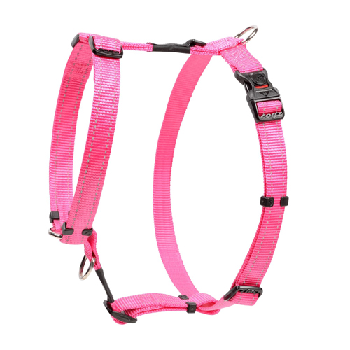 Rogz classic harness pink med