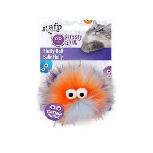 AFP cat furry ball orange