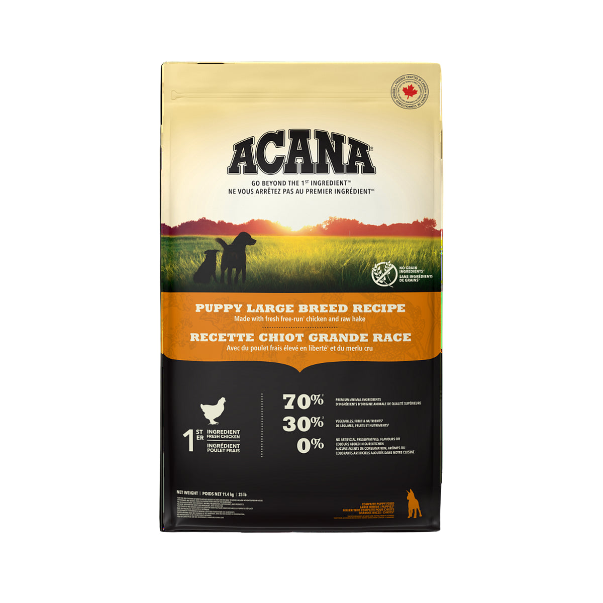 Acana large breed puppy 11.4kg