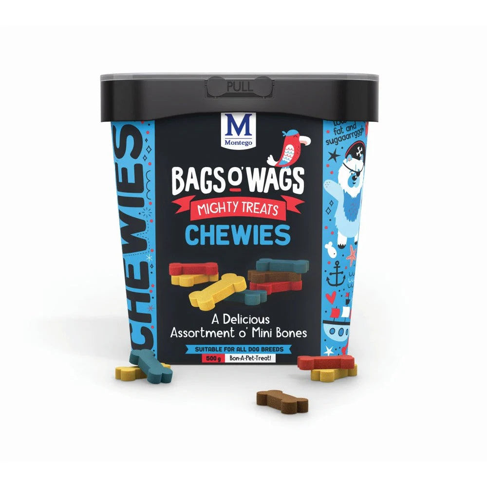MONTEGO BAGS O' WAGS MINI BONES 500g