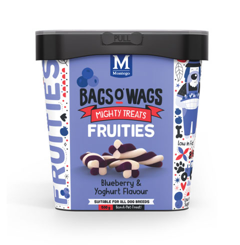Bags O' Wags Fruities Dog Treats 500g
