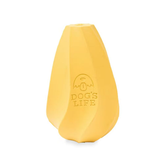 Dogs Life Small Rubber Stuffable Toy yellow
