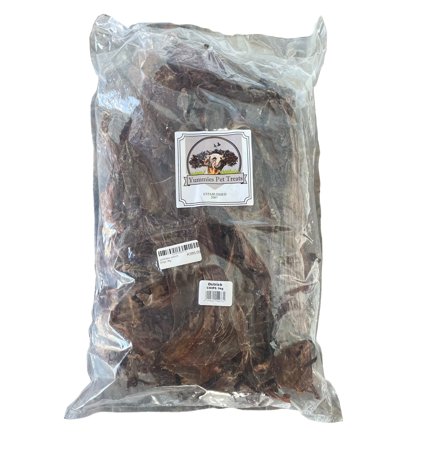 Yummies ostrich chips 250g