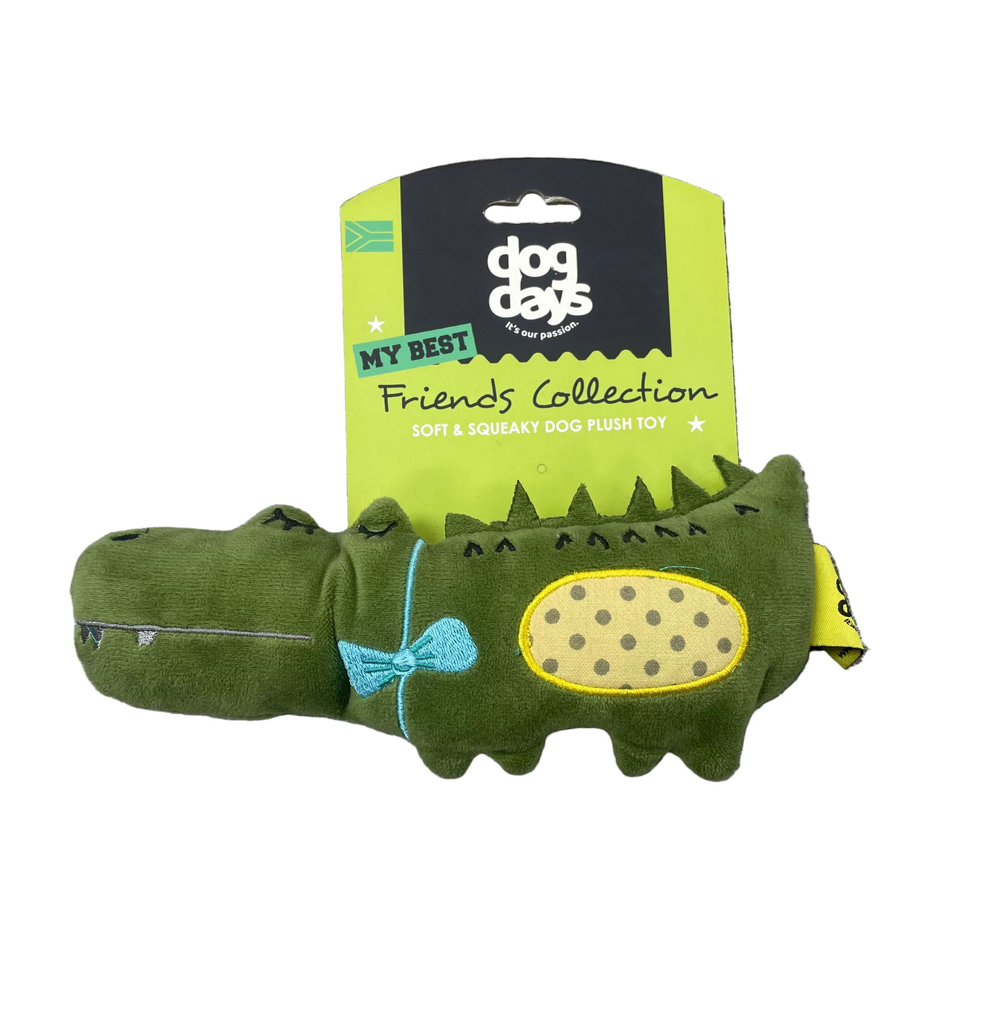 Dog Days Sleepy Crocodile Dog Toy