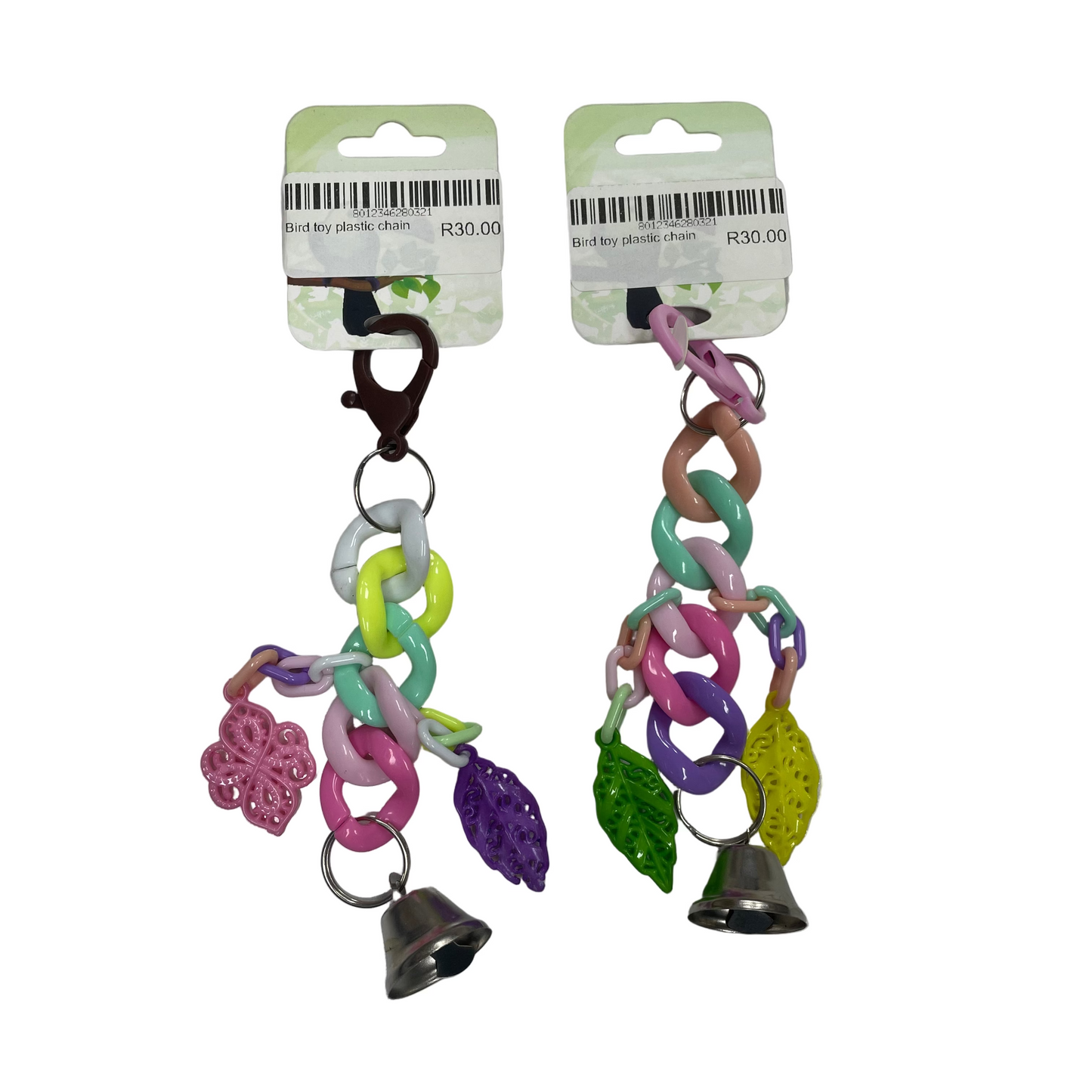 Bird toy plastic chain