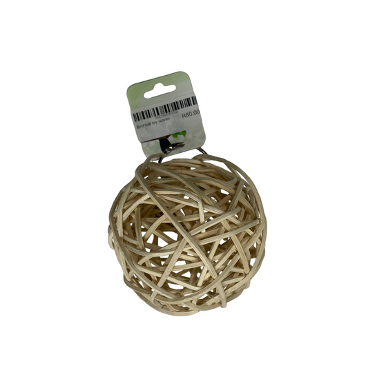 Bird ball toy woven