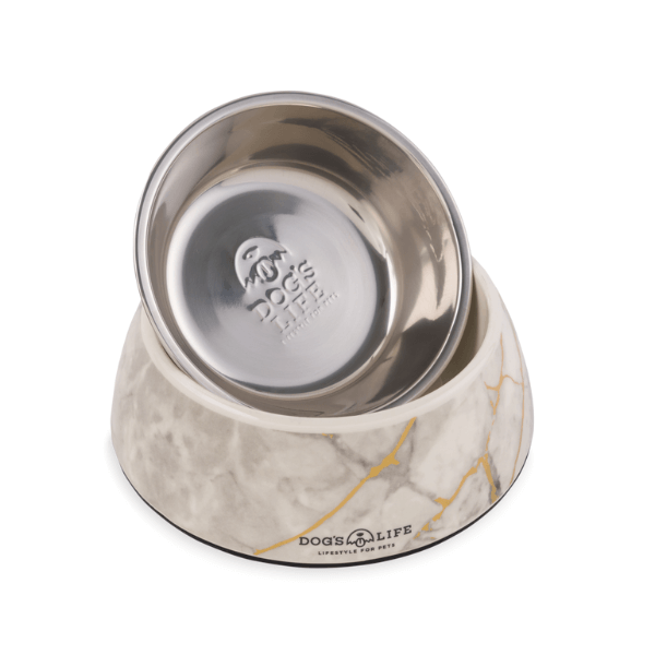dogs life bowl Marble M