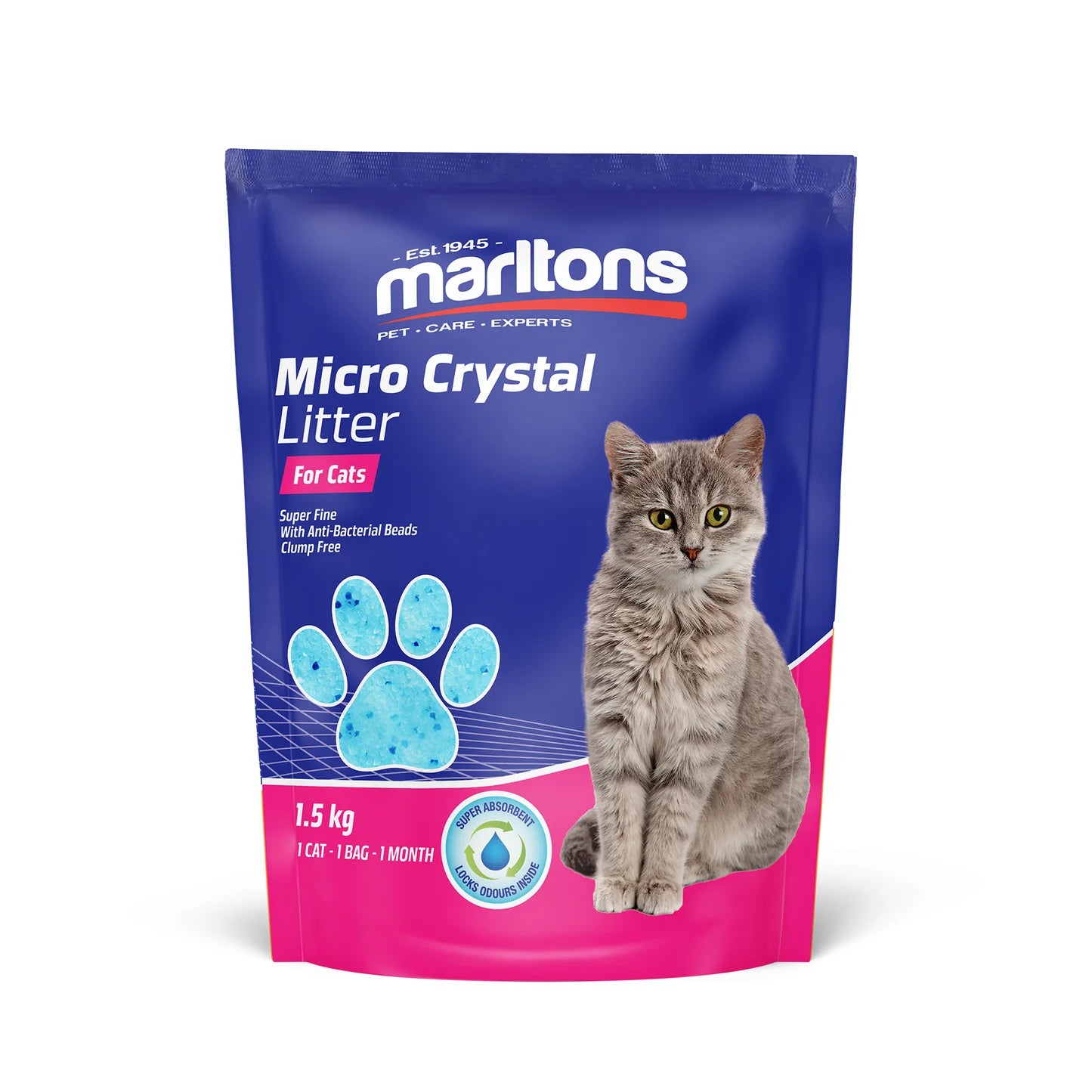 Marltons micro crystal litter 1.5kg