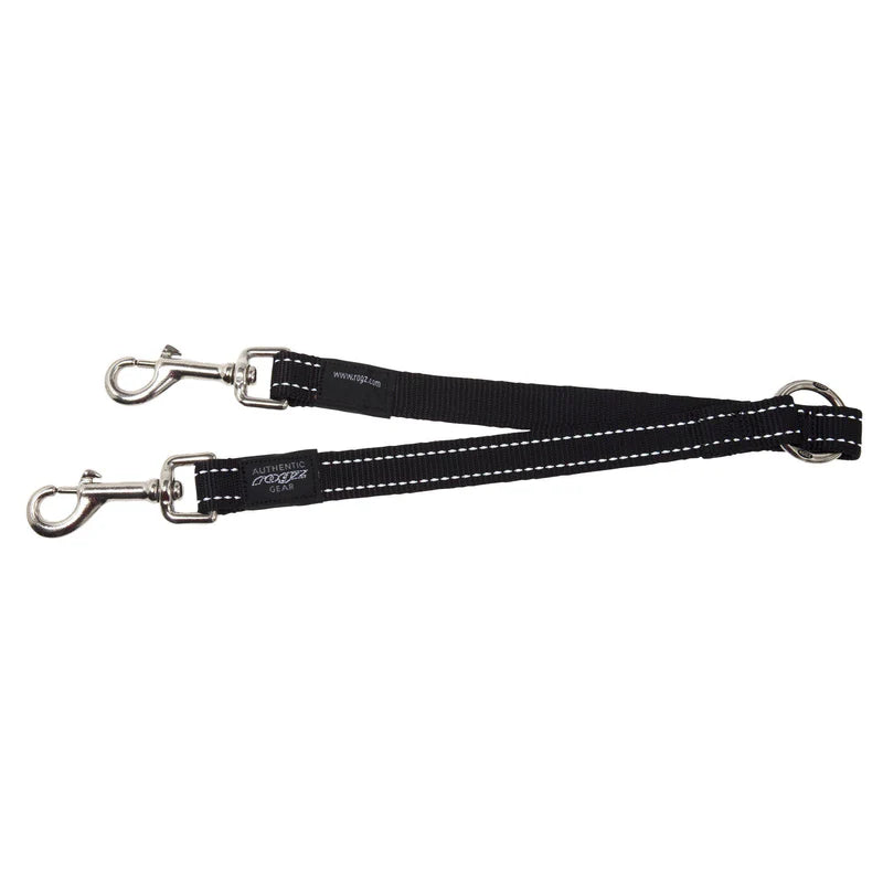 Rogz Double Split Lead black L