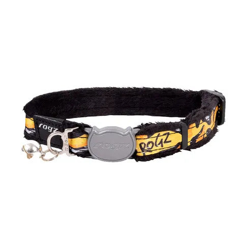 Rogz Fashioncat Cat Collar leopard bone S