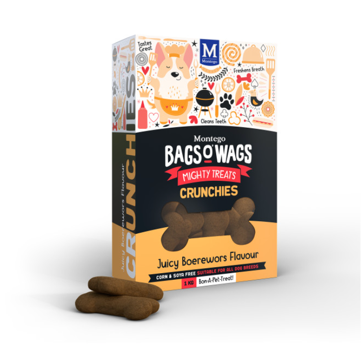 Montego bag o wags crunchies boerewors 2kg
