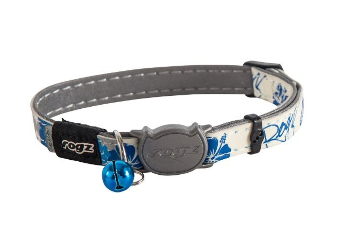 Rogz cat collar glowcat small blue