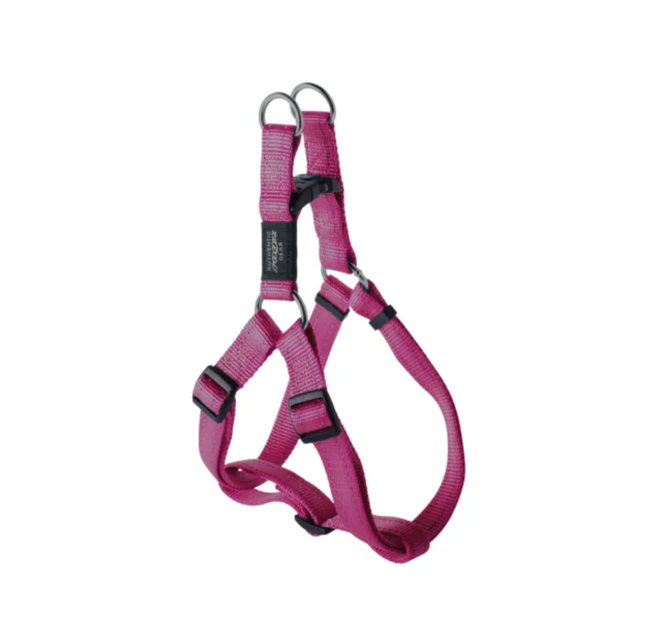 Rogz step-in harness pink smal;