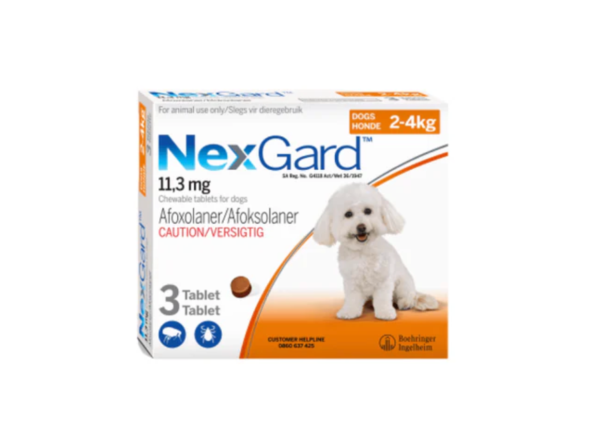 NexGard Small Dog 2-4kg 3pack