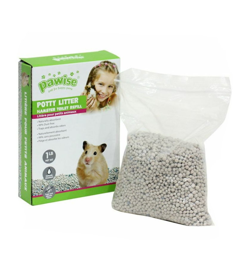 Pawise hamster litter refill pack