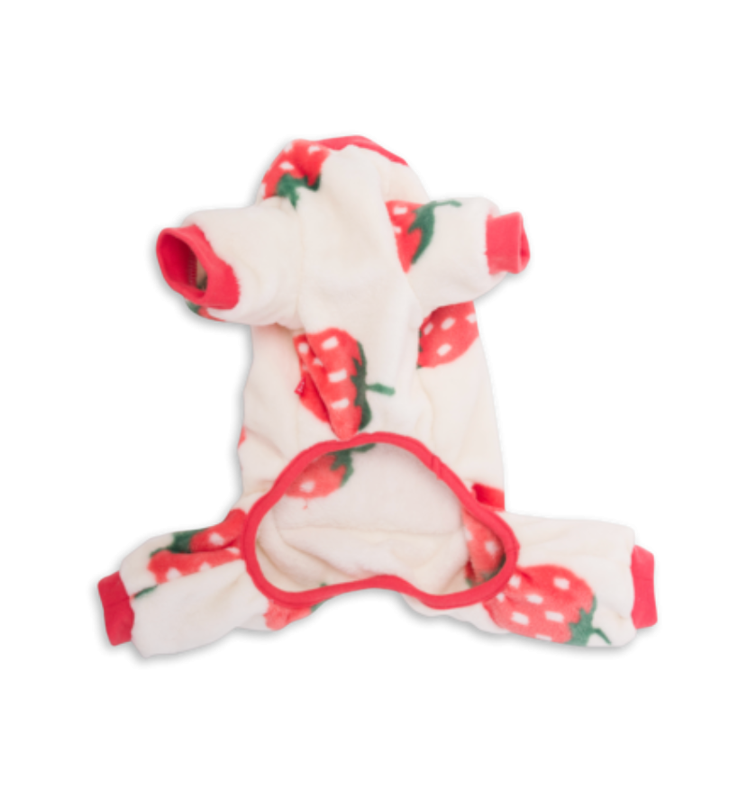 Dogs life Strawberry PJ pink xs