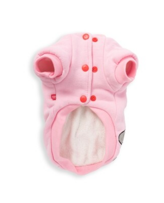 Dogs life monster hoodie pink XS