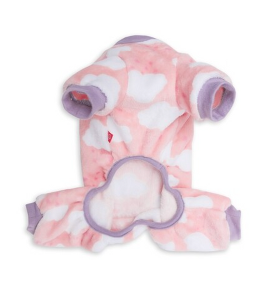 Dogs life cloud with hearts pink s