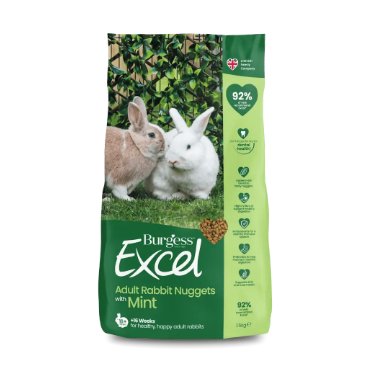 Burgess rabbit exel nuggets with mint