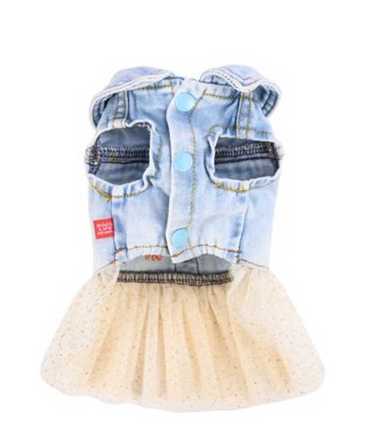 Dogs life dress denim XL