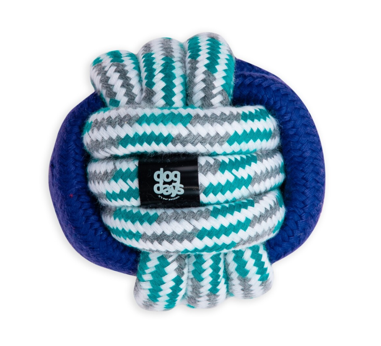 Dogs life candy rope ball blue