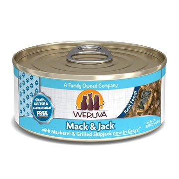 Weruva Feline Mack & Jack With Mackerel & Grilled Skipjack in Aspic 156g