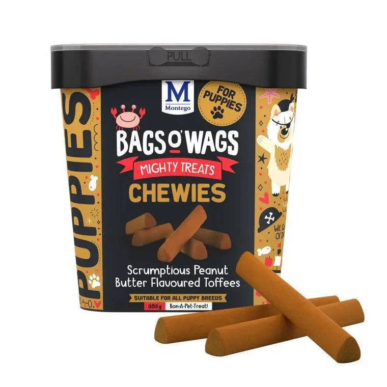 MONTEGO BAGS O' WAGS PUPPY TOFFEE CHEWS