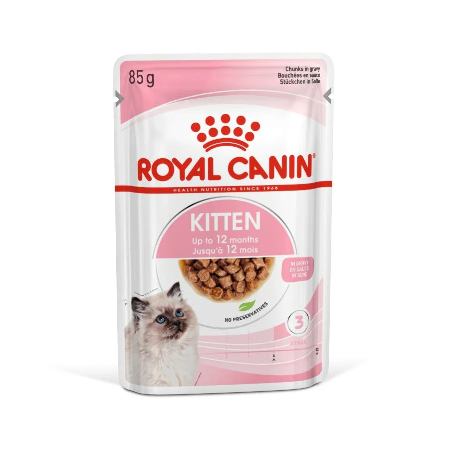 Royal canin kitten wet food pouch 85g