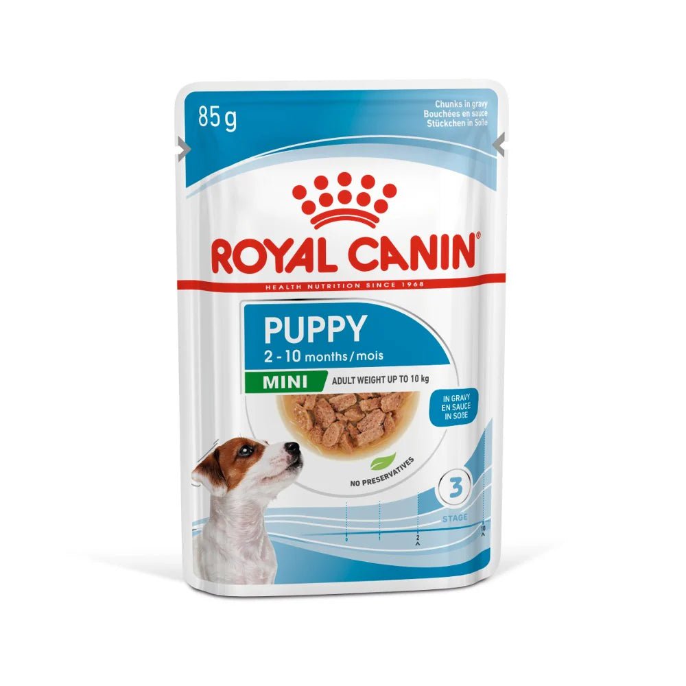 Royal canin mini puppy wet food box