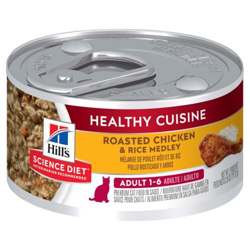Hills healthy cuisine roasted chicken and rice medley adult 80g
