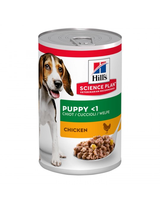 Hills science plan puppy tin food