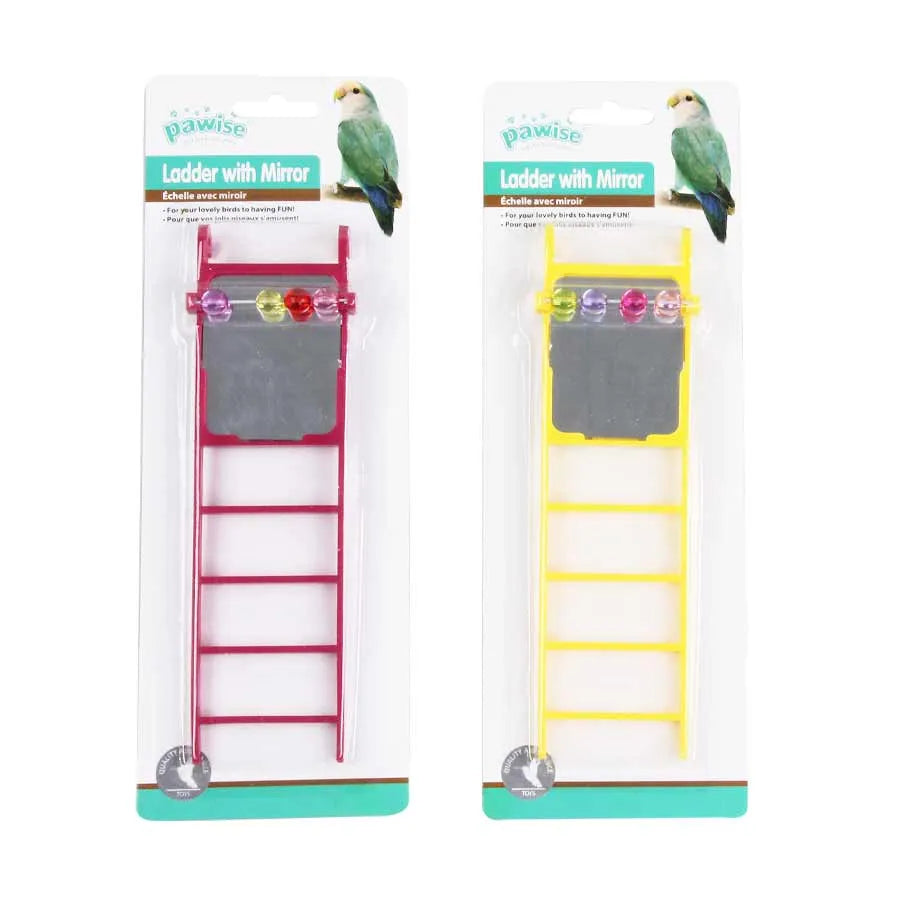 Pawise ladder with mirror