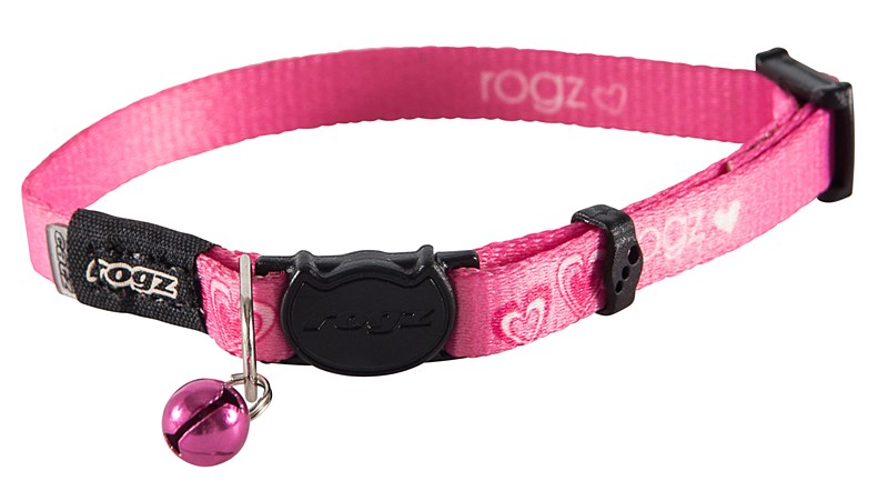 Rogz cat collar kiddycat small pink