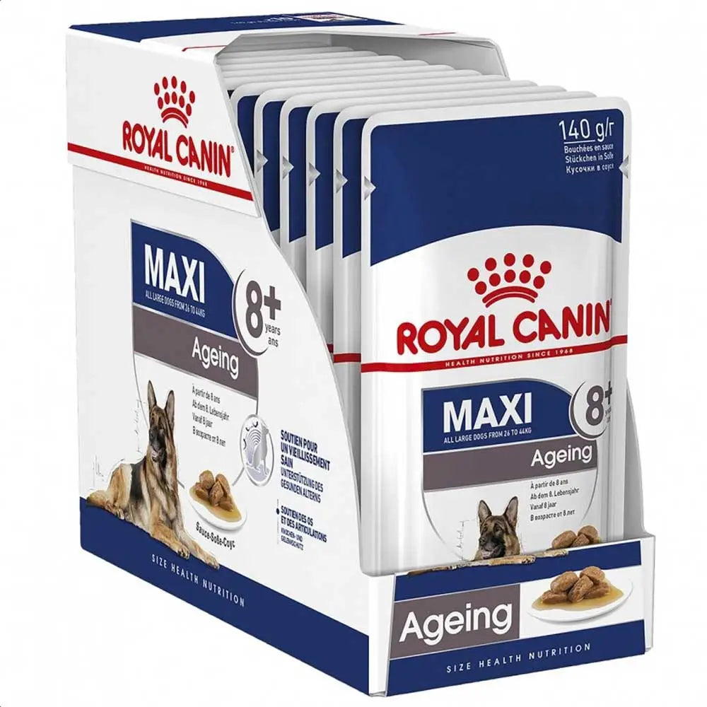 Royal Canin Maxi Ageing 8+ Gravy 10x140g