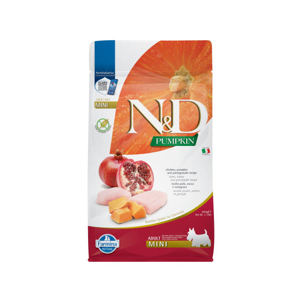 N&D Dog Pumpkin Chicken & Pomegranate Adult Mini 2.5kg