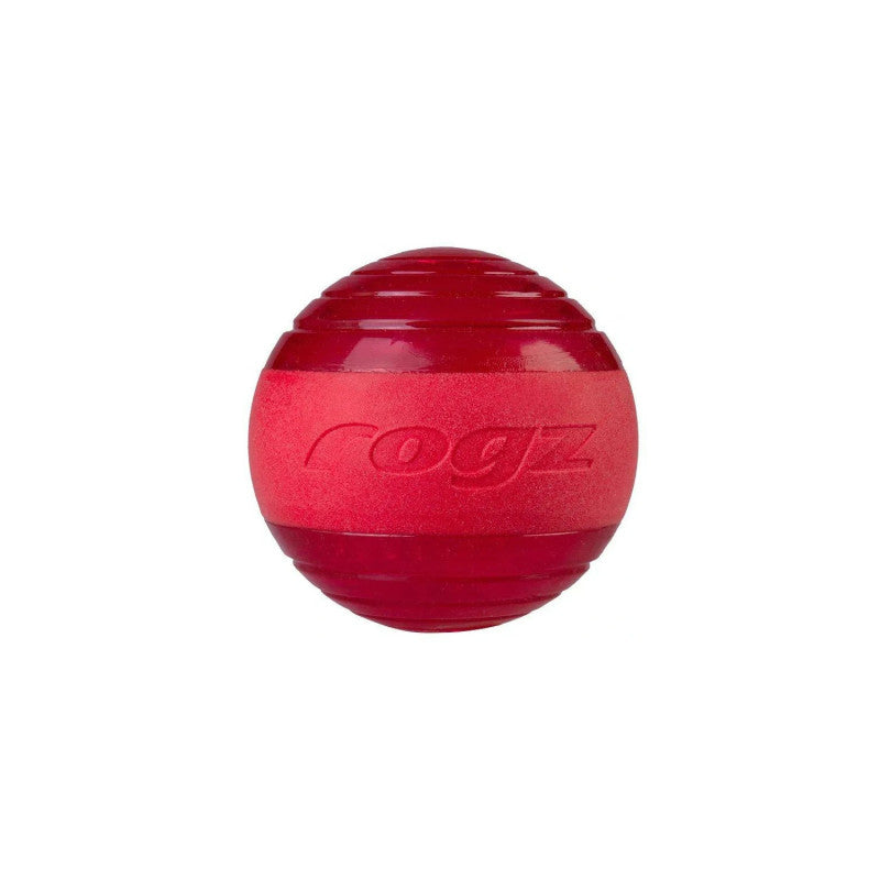 Rogz Squeekz Ball Medium red