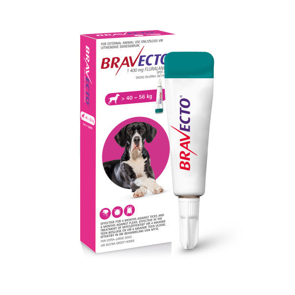 Bravecto Spot-On Dog 40-56kg Tick & Flea Treatment
