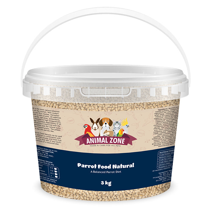 ANIMAL ZONE PARROT FOOD NATURAL 3kg