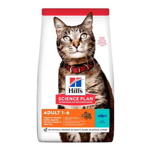 Hills science plan adult tuna cat food 3kg