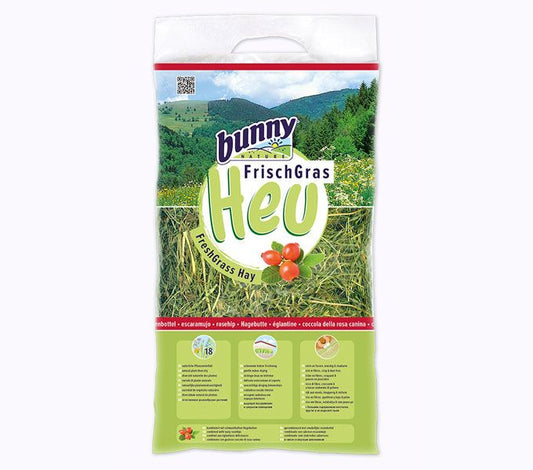 Bunny nature fresh rosehip grass